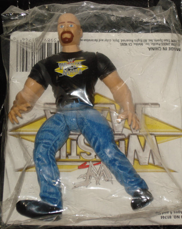 1999 WWF Jakks Pacific WrestleMania XV KB Toys Exclusive Stone Cold Steve Austin Action & Toy Figures PWcatalog