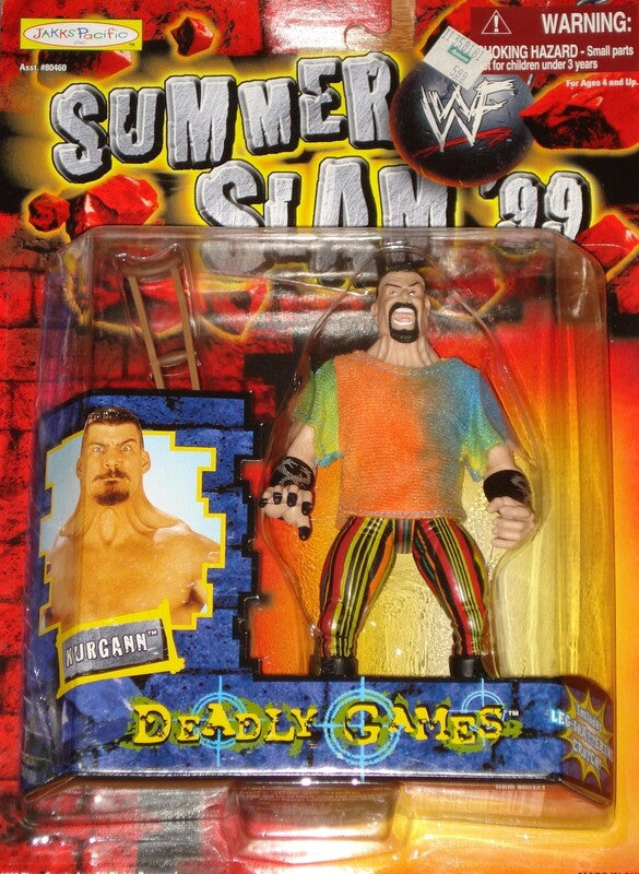 1999 WWF Jakks Pacific SummerSlam '99 "Deadly Games" Kurgann Action & Toy Figures PWcatalog