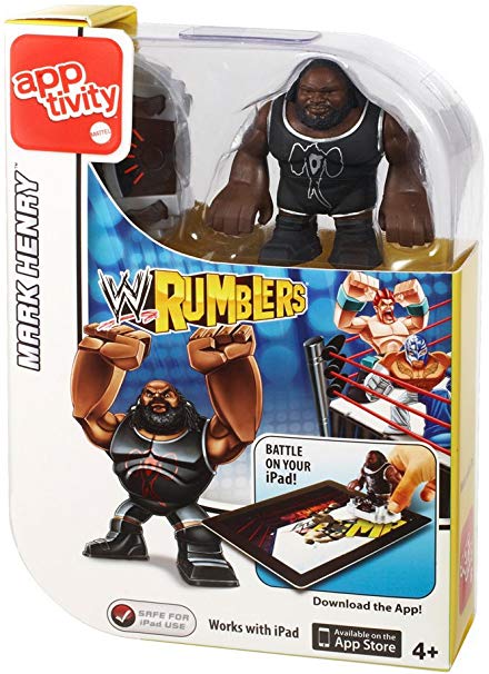 WWE Mattel Rumblers Apptivity Mark Henry Action & Toy Figures PWcatalog