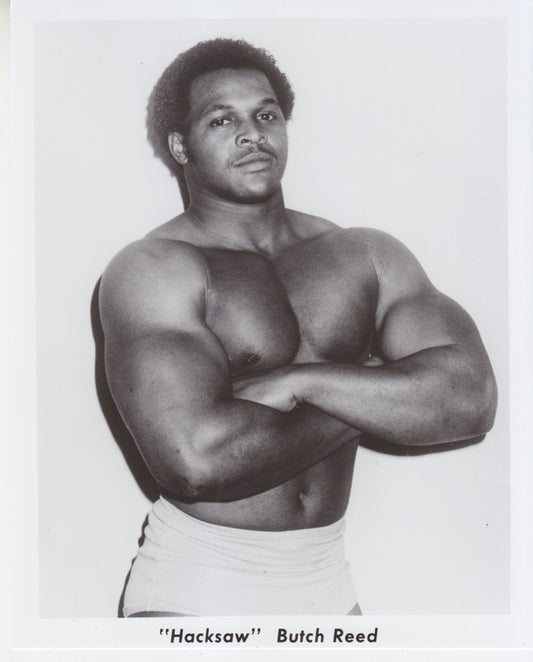 1980s Mid-South "Hacksaw"Butch Reed Promo Photo