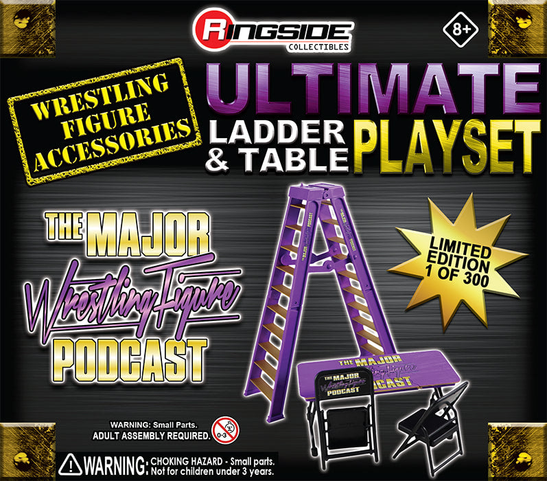 Major Wrestling Figure Podcast Ultimate Ladder & Table Playset Action & Toy Figures PWcatalog