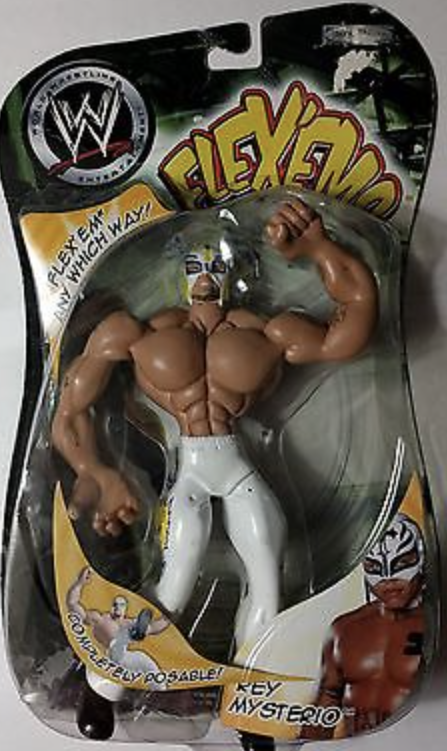 WWE Jakks Pacific Flex 'Ems 11 Rey Mysterio Action & Toy Figures PWcatalog