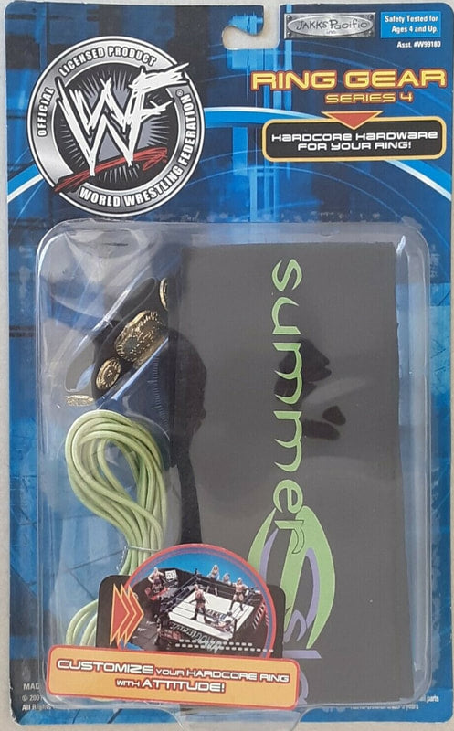 2001 WWF Jakks Pacific Ring Gear Series 4: SummerSlam Set Action & Toy Figures PWcatalog