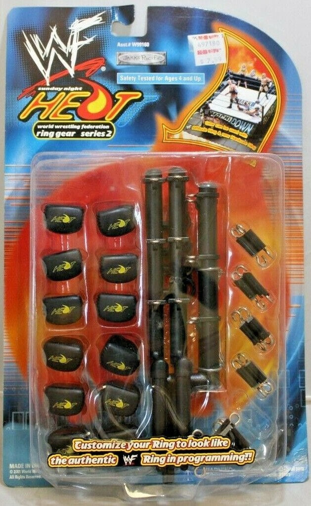 2001 WWF Jakks Pacific Ring Gear Series 2: Sunday Night Heat Turnbuckles & Ring Posts Action & Toy Figures PWcatalog
