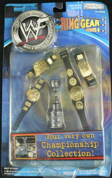 2002 WWF Jakks Pacific Ring Gear Series 6: Your Very Own Championship Collection! Action & Toy Figures PWcatalog