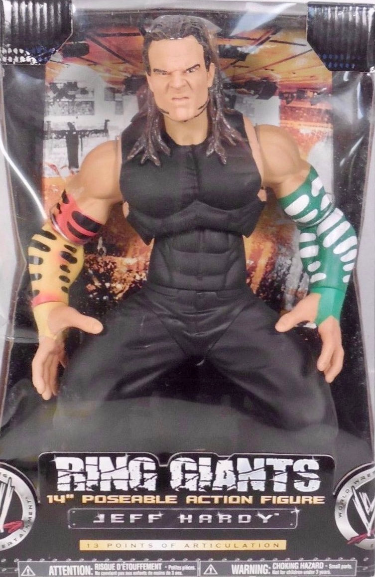 WWE Jakks Pacific Ring Giants 10 Jeff Hardy Action & Toy Figures PWcatalog