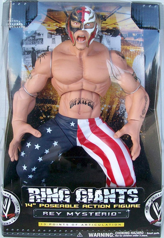 WWE Jakks Pacific Ring Giants 3 Rey Mysterio Action & Toy Figures PWcatalog