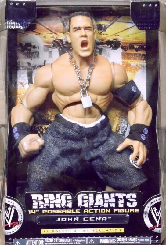 WWE Jakks Pacific Ring Giants 5 John Cena Action & Toy Figures PWcatalog