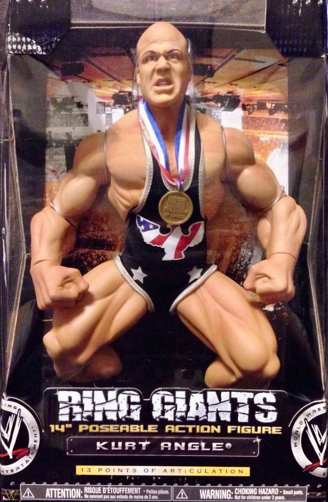 WWE Jakks Pacific Ring Giants 6 Kurt Angle Action & Toy Figures PWcatalog