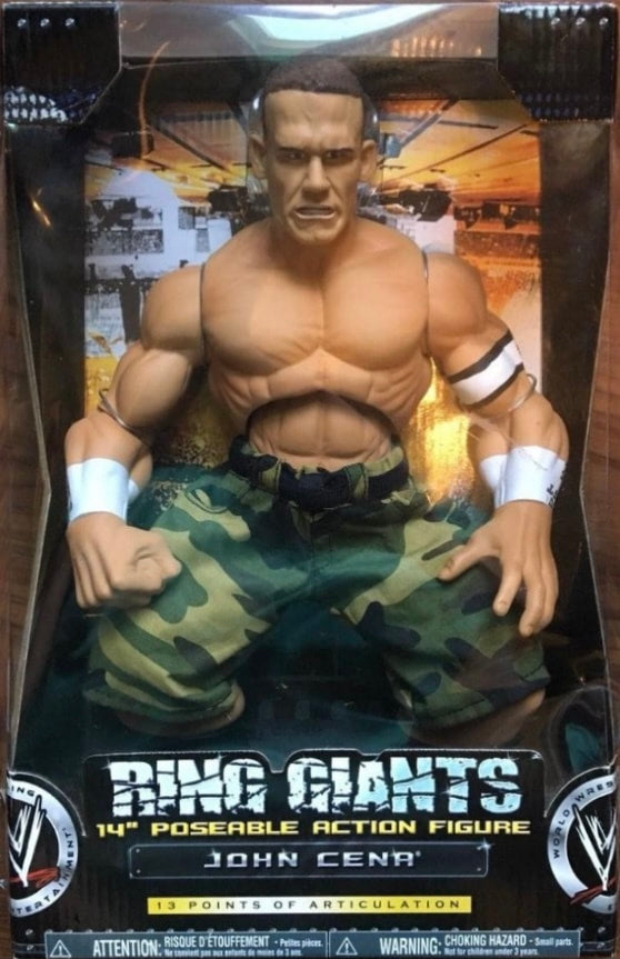 WWE Jakks Pacific Ring Giants 8 John Cena Action & Toy Figures PWcatalog