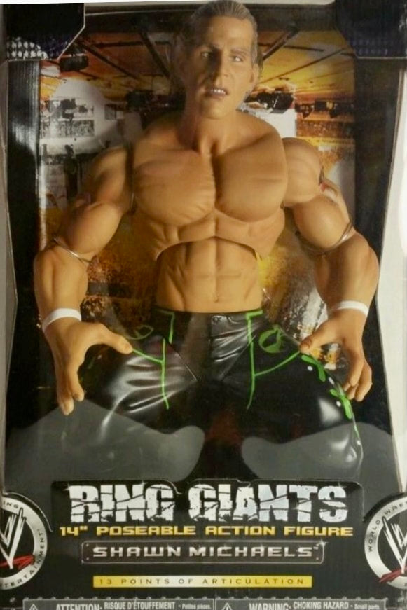 WWE Jakks Pacific Ring Giants 9 Shawn Michaels Action & Toy Figures PWcatalog