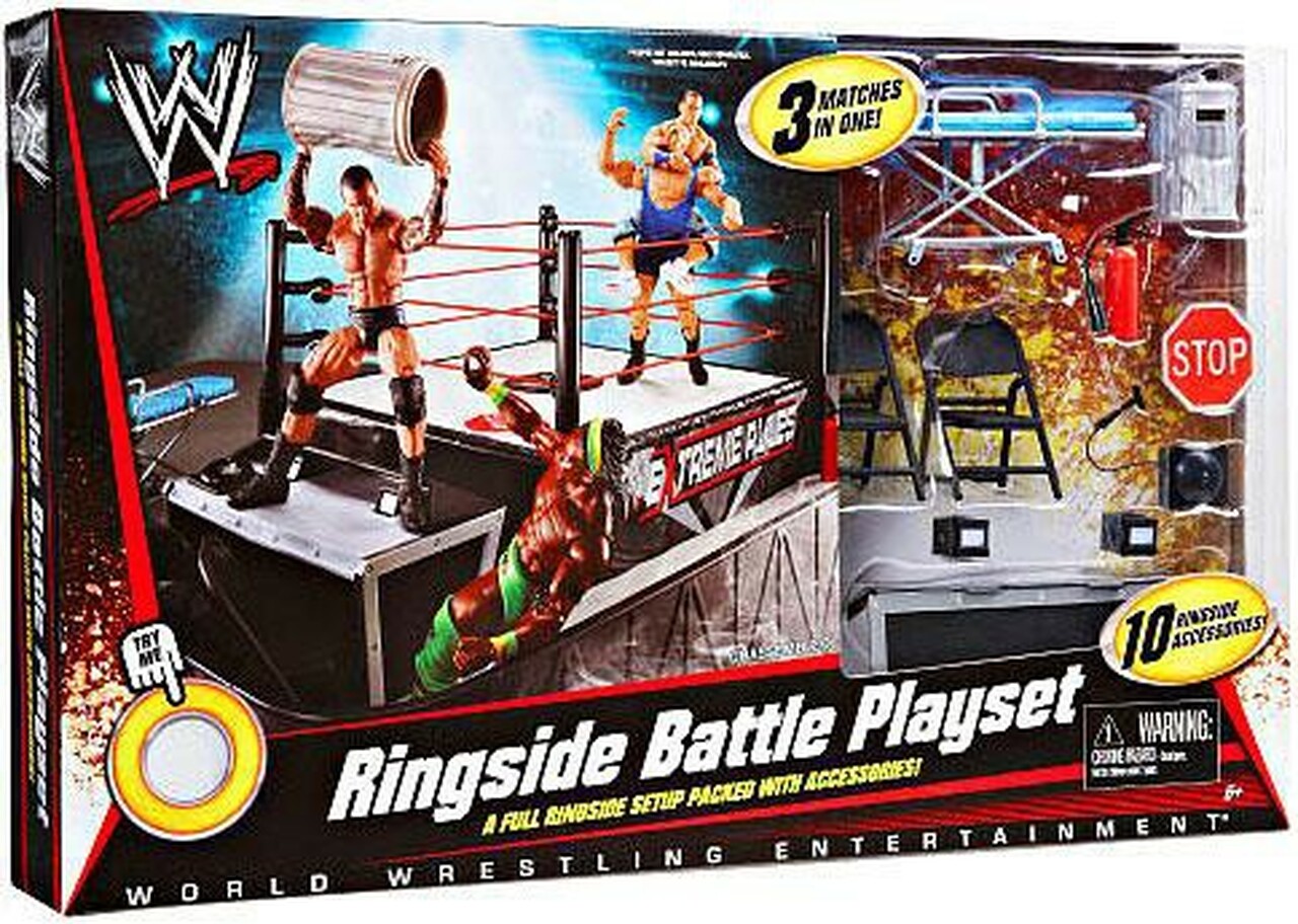 WWE Mattel Ringside Battle Playset Action & Toy Figures PWcatalog