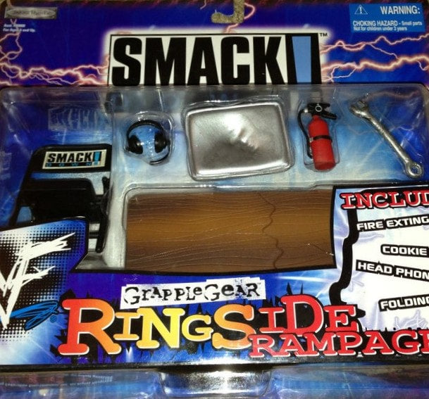1999 WWF Jakks Pacific Grapple Gear Smackdown! Ringside Rampage Action & Toy Figures PWcatalog
