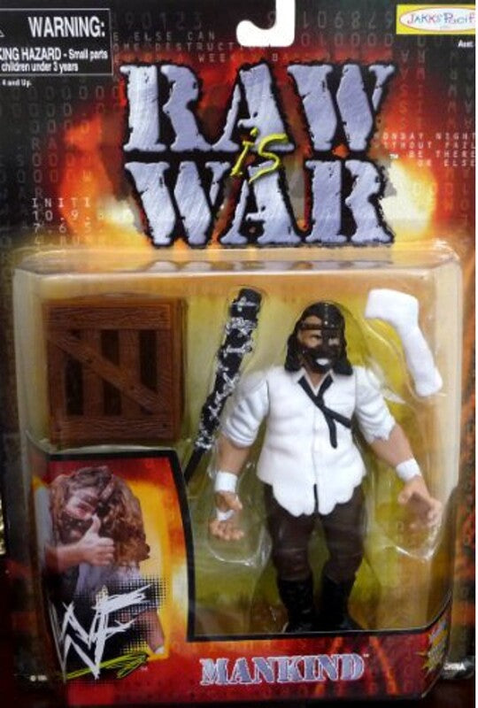 1999 WWF Jakks Pacific Raw Is War Mankind Action & Toy Figures PWcatalog
