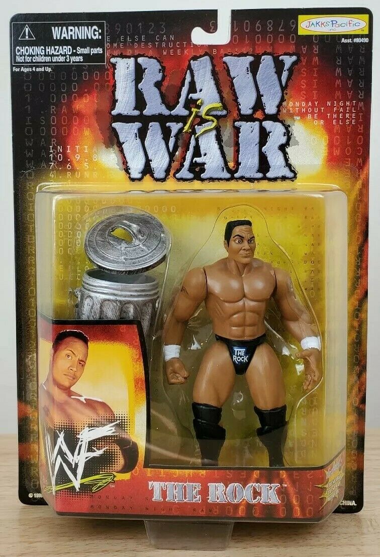 1999 WWF Jakks Pacific Raw Is War The Rock Action & Toy Figures PWcatalog
