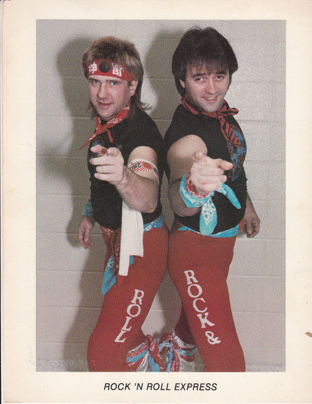 1980's Mid-South Rock 'N Roll Express Promo Photo PWcatalog