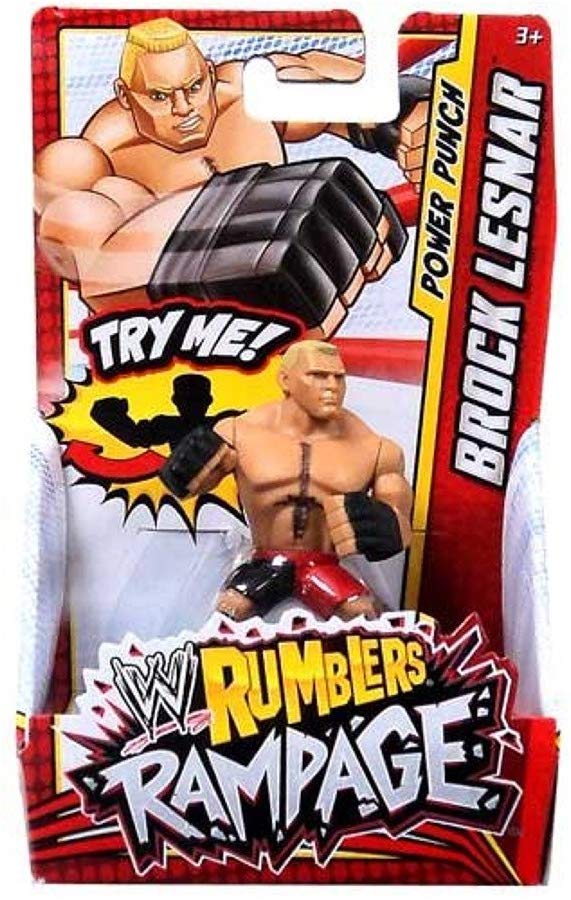 WWE Mattel Rumblers Rampage Brock Lesnar Action & Toy Figures PWcatalog