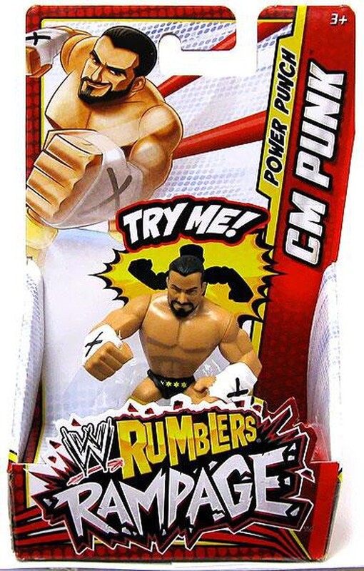 WWE Mattel Rumblers Rampage CM Punk Action & Toy Figures PWcatalog