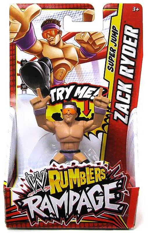 WWE Mattel Rumblers Rampage Zack Ryder Action & Toy Figures PWcatalog
