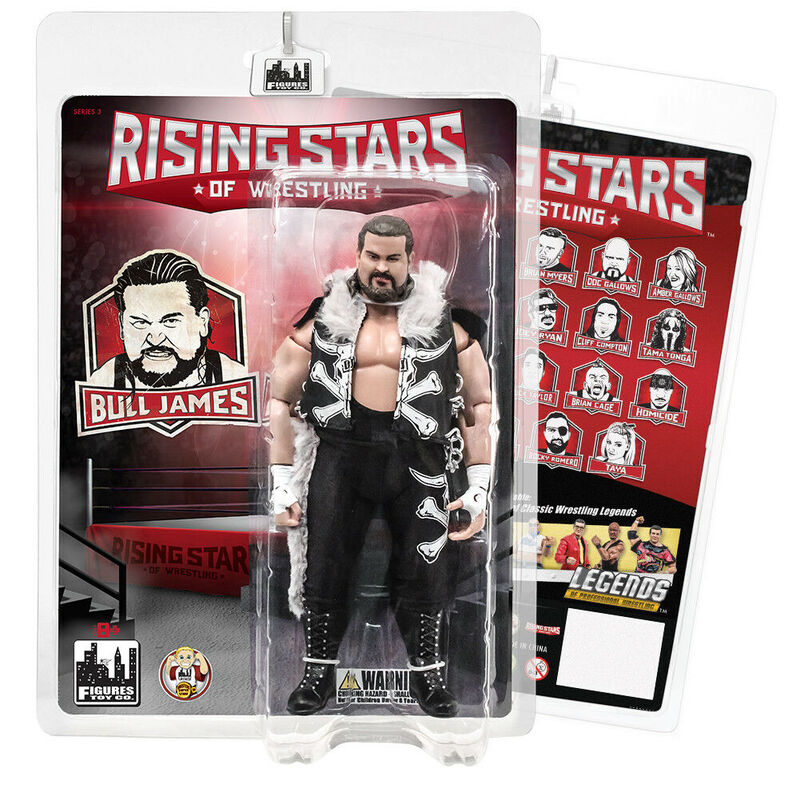 FTC Rising Stars of Wrestling Bull James Action & Toy Figures PWcatalog