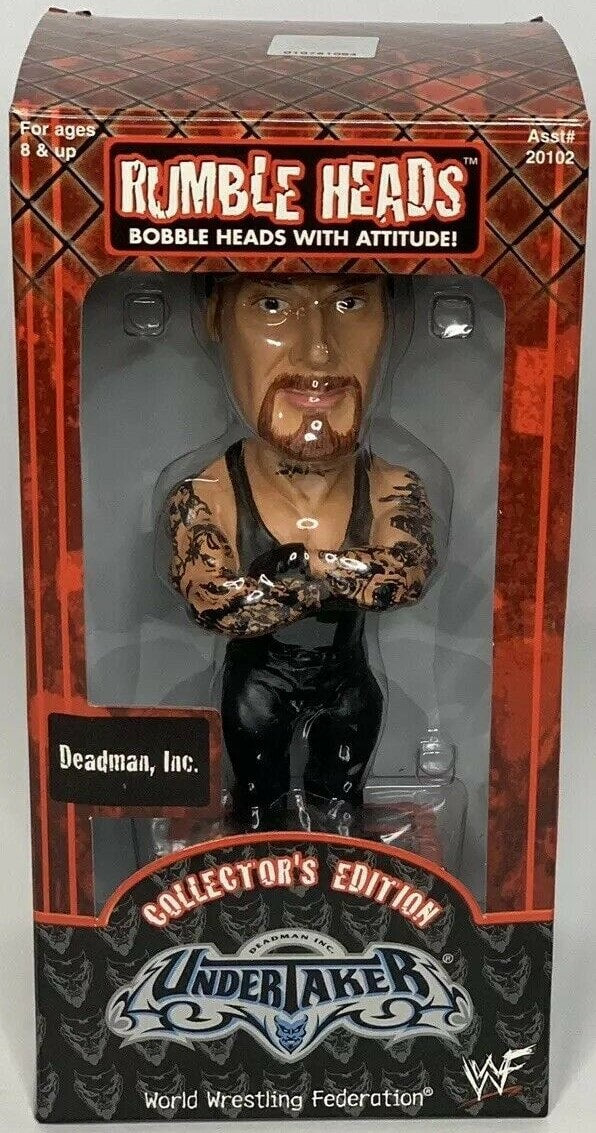 WWF Aspen Rumble Heads: Bobble Heads with Attitude! 1 Undertaker Action & Toy Figures PWcatalog