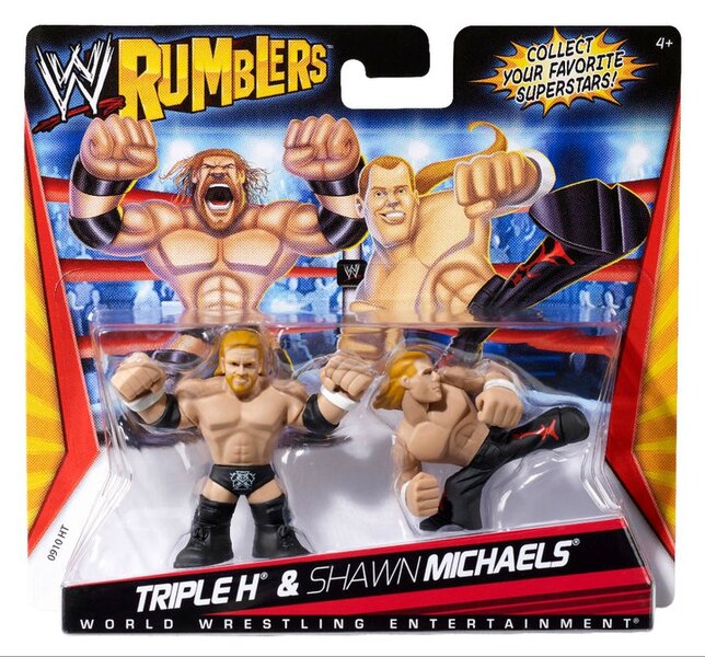 WWE Mattel Rumblers 1 Triple H & Shawn Michaels Action & Toy Figures PWcatalog