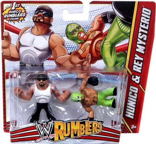 WWE Mattel Rumblers 3 Hunico & Rey Mysterio Action & Toy Figures PWcatalog