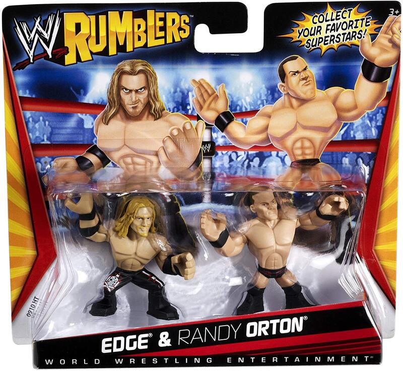 WWE Mattel Rumblers 1 Edge & Randy Orton Action & Toy Figures PWcatalog