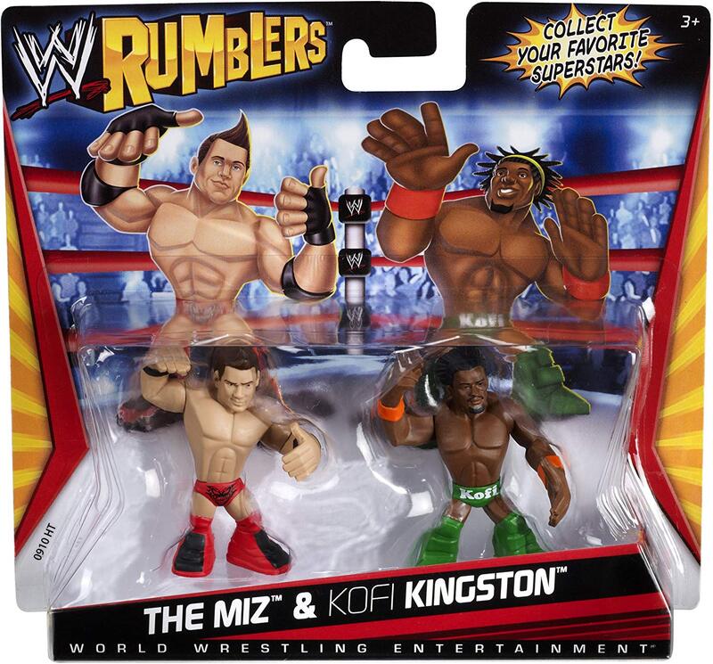 WWE Mattel Rumblers 1 The Miz & Kofi Kingston Action & Toy Figures PWcatalog