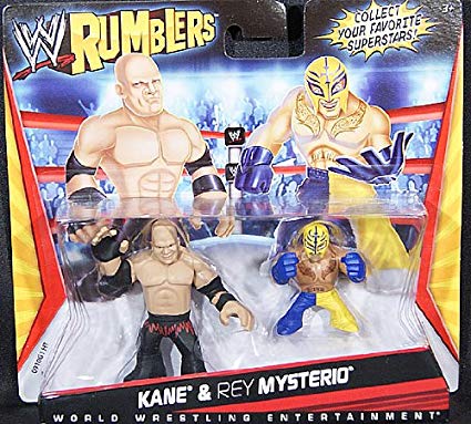 WWE Mattel Rumblers 1 Kane & Rey Mysterio Action & Toy Figures PWcatalog