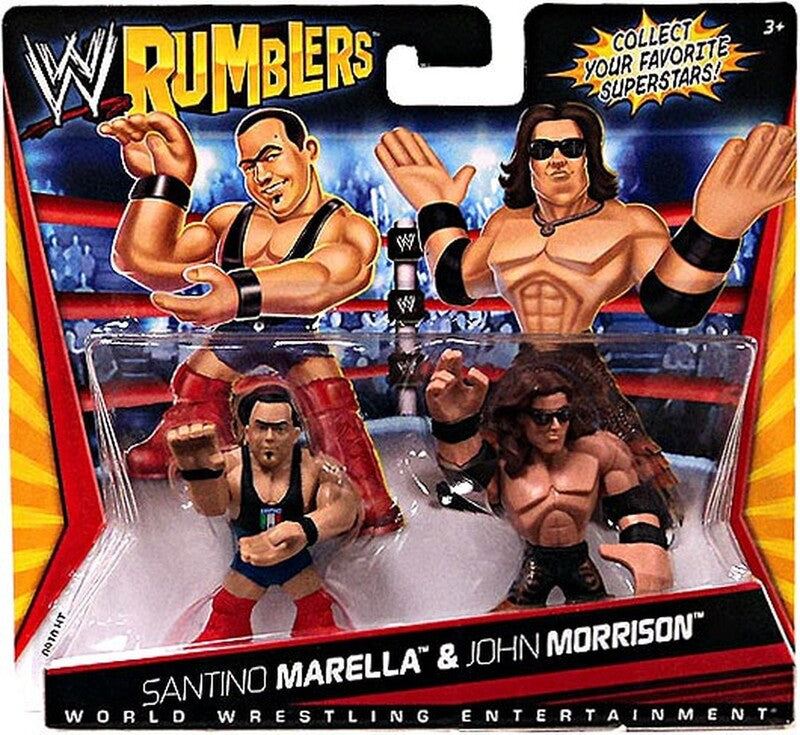 WWE Mattel Rumblers 1 Santino Marella & John Morrison Action & Toy Figures PWcatalog