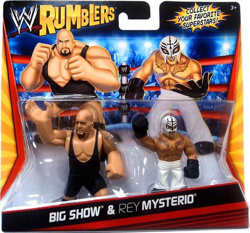 WWE Mattel Rumblers 1 Big Show & Rey Mysterio Action & Toy Figures PWcatalog