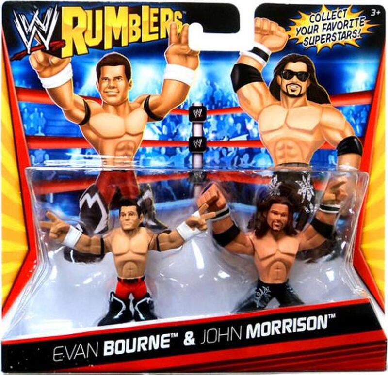 WWE Mattel Rumblers 1 Evan Bourne & John Morrison Action & Toy Figures PWcatalog