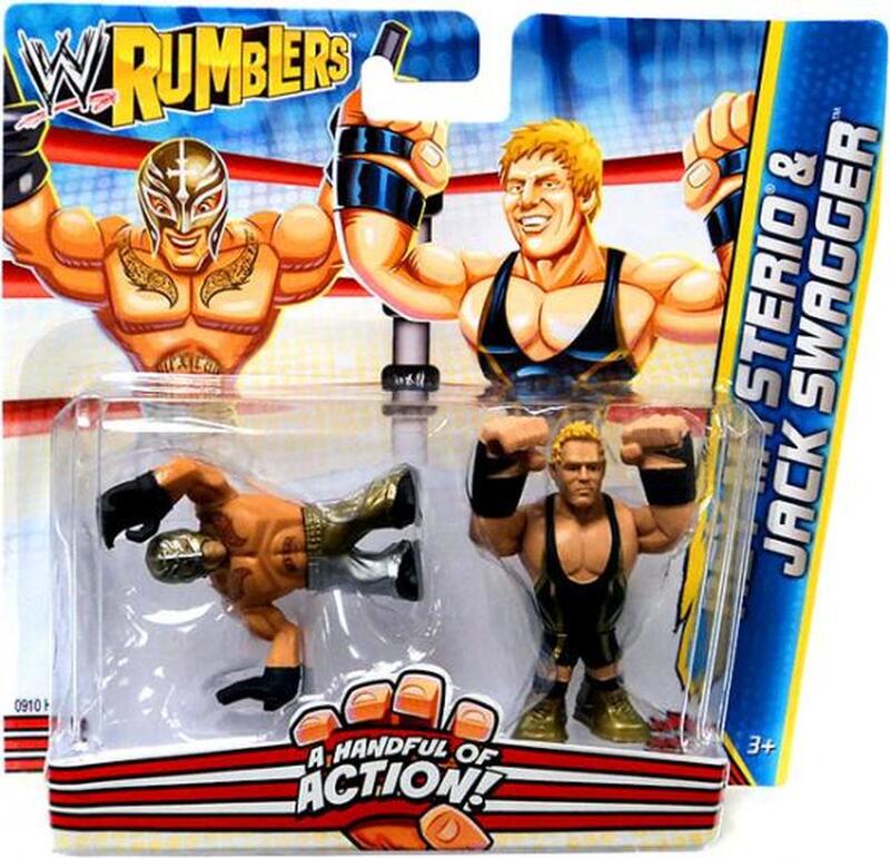 WWE Mattel Rumblers 2 Rey Mysterio & Jack Swagger Action & Toy Figures PWcatalog