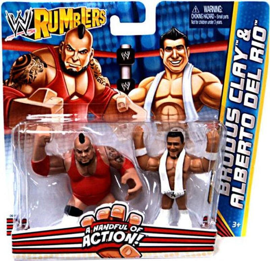 WWE Mattel Rumblers 2 Brodus Clay & Alberto Del Rio Action & Toy Figures PWcatalog