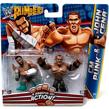 WWE Mattel Rumblers 2 CM Punk & John Cena Action & Toy Figures PWcatalog