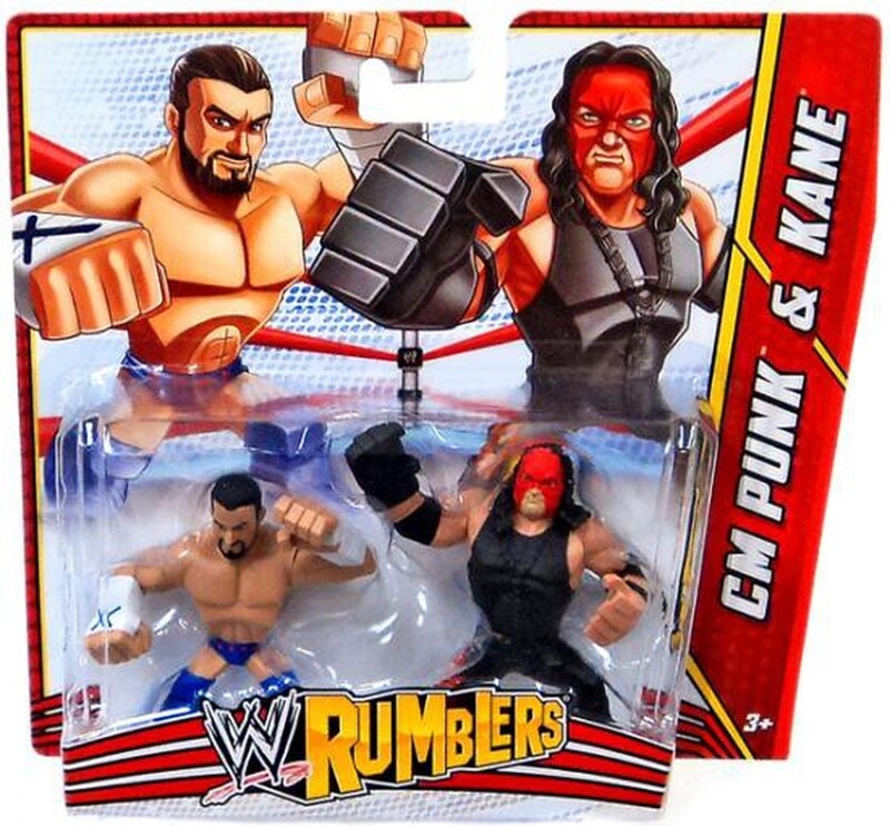 WWE Mattel Rumblers 3 CM Punk & Kane Action & Toy Figures PWcatalog