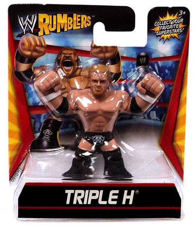 WWE Mattel Rumblers 1 Triple H Action & Toy Figures PWcatalog