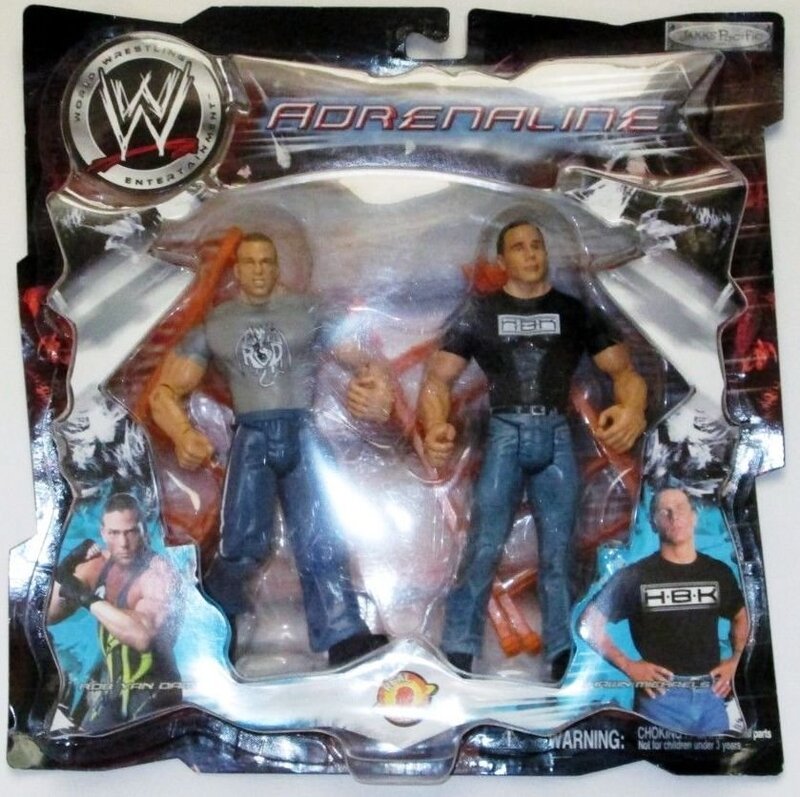 WWE Jakks Pacific Adrenaline 1 Rob Van Dam & Shawn Michaels Action & Toy Figures PWcatalog
