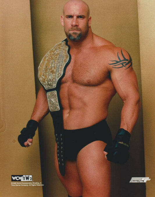 1998 WCW CHAMPION Goldberg Licensed Photofile Color