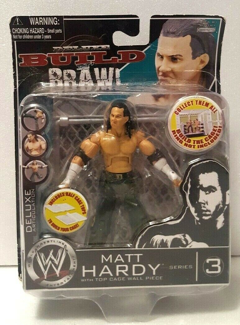 WWE Jakks Pacific Deluxe Build 'N' Brawl 3 Matt Hardy Action & Toy Figures PWcatalog