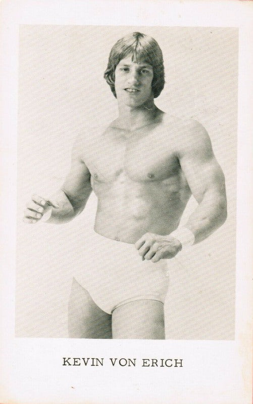 Kevin Von Erich Boyd Pierce 3.5x5" Promo Photo PWcatalog