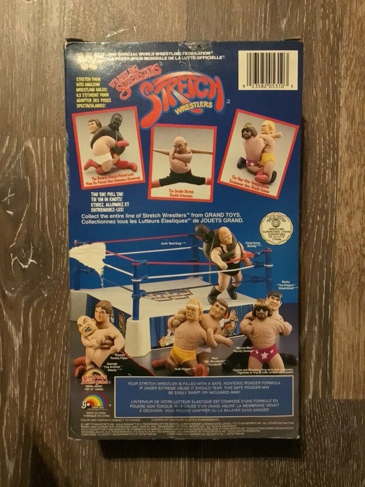 WWF LJN Wrestling Superstars Stretch Wrestlers King Kong Bundy Action & Toy Figures PWcatalog