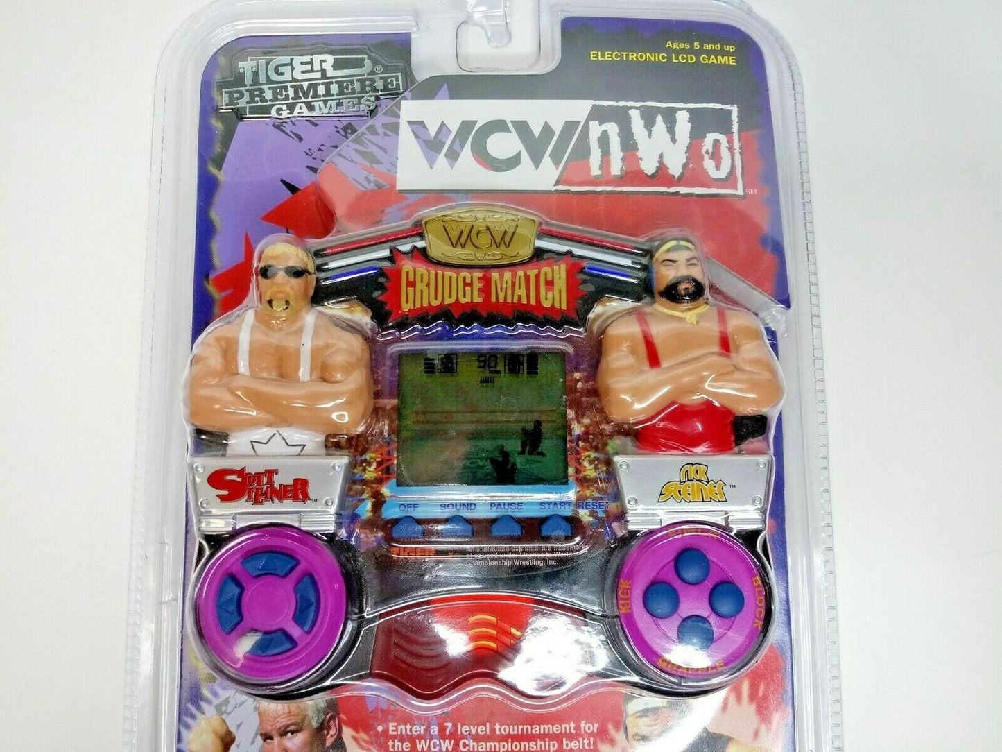 WCW/NWO grudge match Handheld LCD Steiner Brothers PWcatalog