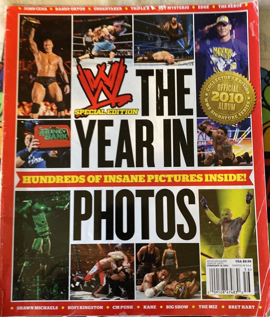 WWE Special The Year In Photos 2010 US version Magazine PWcatalog