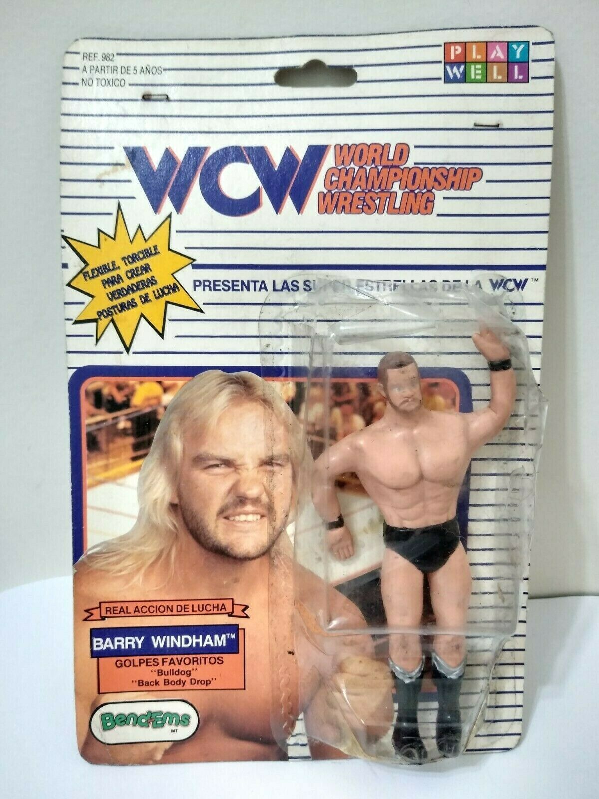 WCW Just Toys Bend-Ems Barry Windham Action & Toy Figures PWcatalog