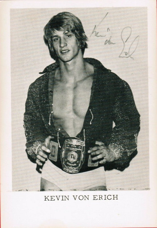 Kevin Von Erich Boyd Pierce 3.5x5" Promo Photo PWcatalog