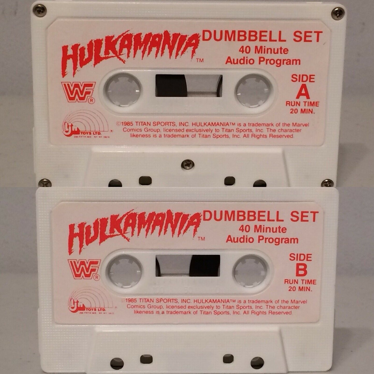 Hulk Hogan LJN Hulkamania Workout Set PWcatalog