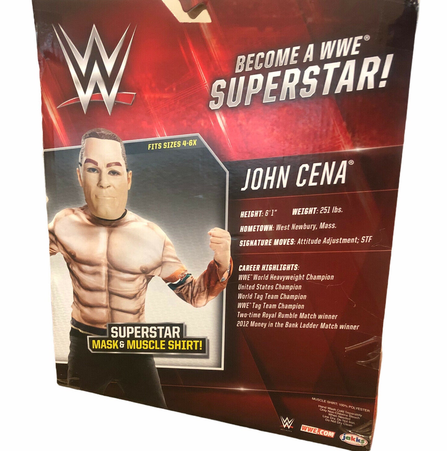 WWE John Cena costume PWcatalog