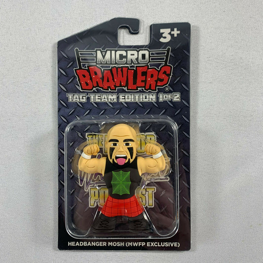 2022 Major Wrestling Figure Podcast Micro Brawlers Headbangers: Mosh & Thrasher Action & Toy Figures PWcatalog